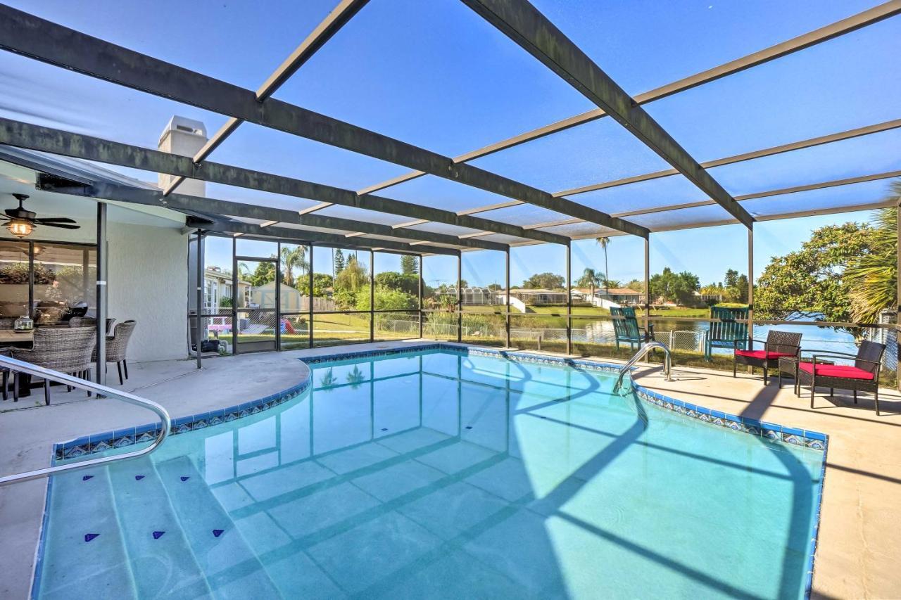 Waterfront Port Richey House With Heated Pool! Villa Екстериор снимка